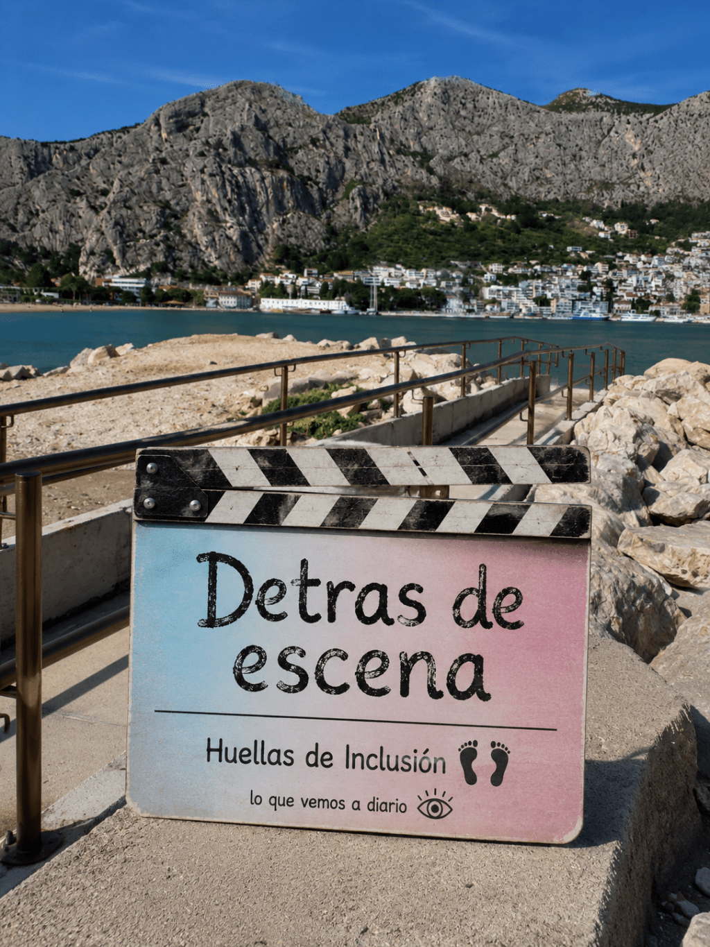 Toma 5 – Accesibilidad en las playas de Omiš, cuando una rampa llega hasta el&nbsp;mar
