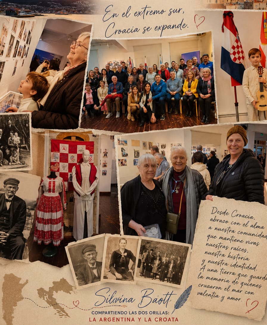 Desde Croacia al fin del mundo: homenaje a la diáspora croata de Ushuaia y a sus raíces&nbsp;familiares