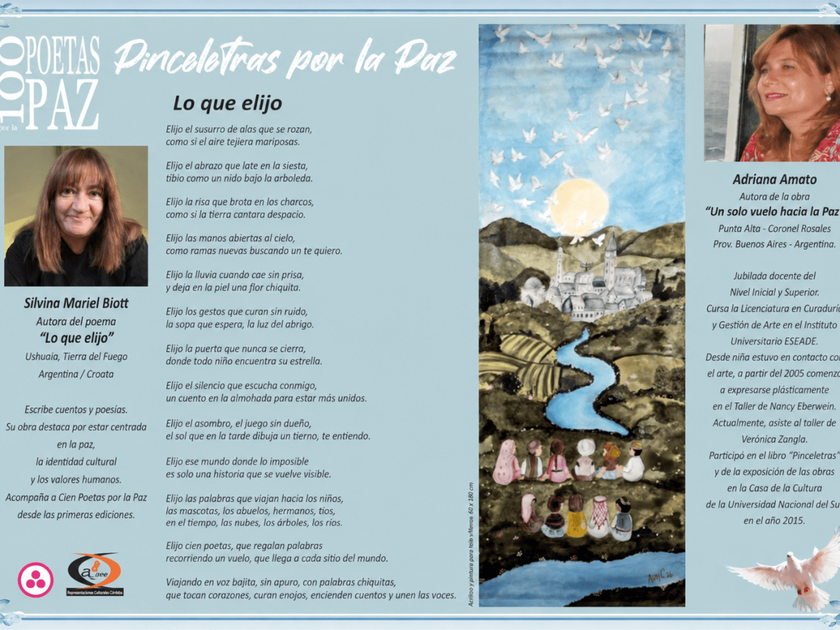 Pinceletras por la Paz: cuando un poema encuentra su&nbsp;imagen